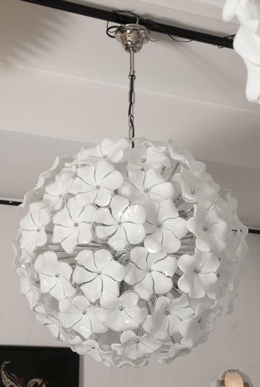 "Flowers" Murano chandelier
