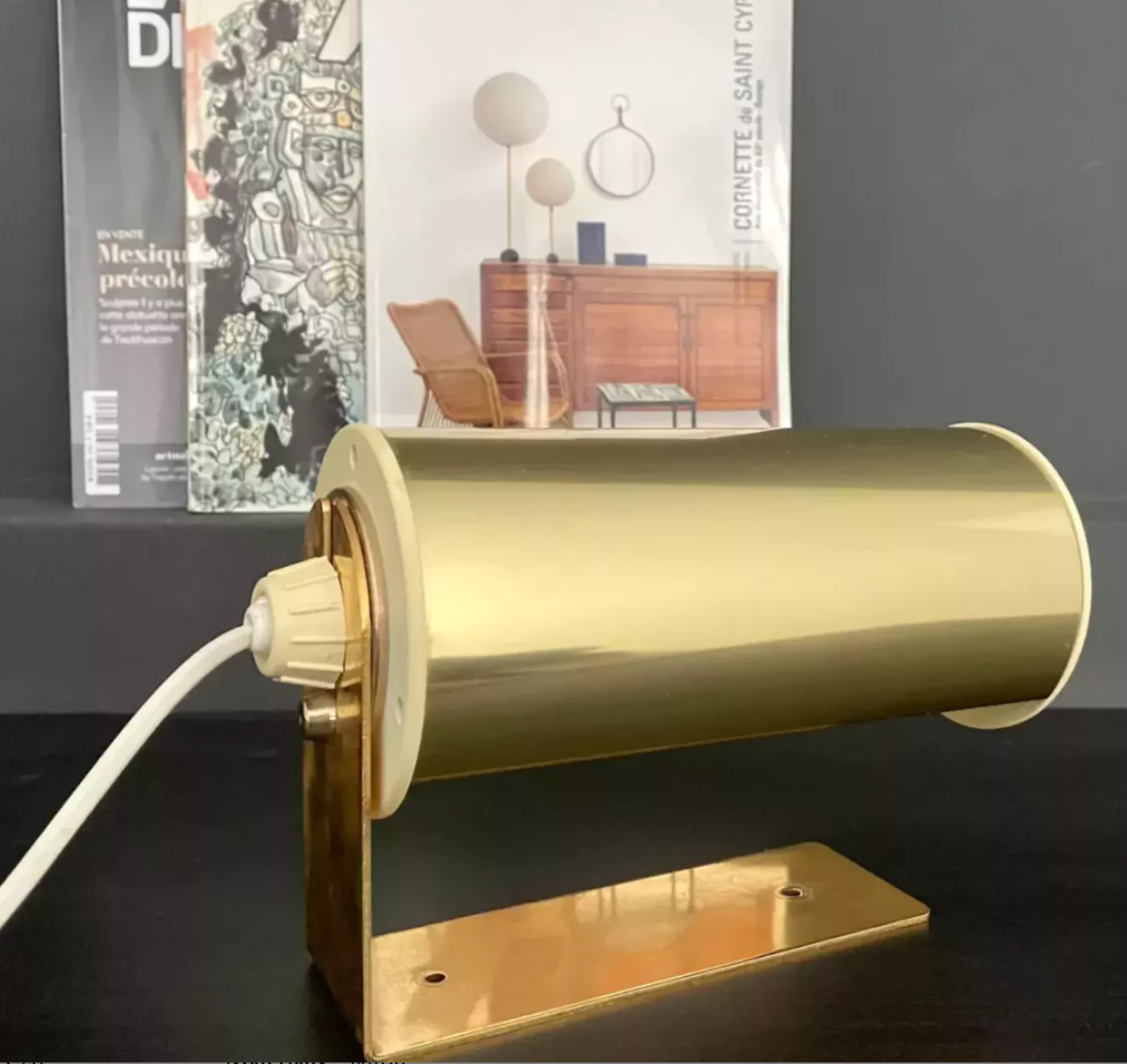 Vintage supertube wall lamp for Atelje Lyktan, sweden 1980