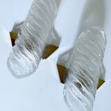 Pair of large Murano glass wall lights