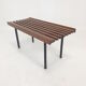 Bench in Teak with Brass Feet, Italy, 1950s