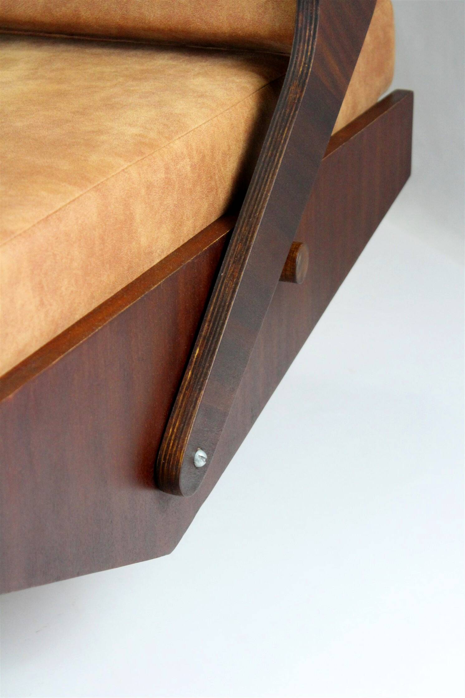 Restored Mid-Century Convertible Sofa from Opp Drevovyroba, 1970s