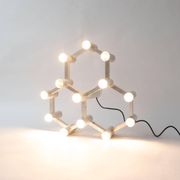 Vintage Space Age Geometric Chandelier by Gaetano Sciolari, 13 Lights, Aluminium