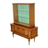 Vintage Display Cabinet Scandinavian Style 50s Rockabilly