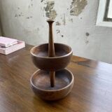 Wooden cocktail dish