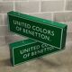 Benetton light sign