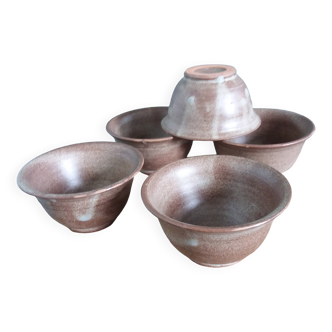 Vallauris Muratore style glazed terracotta bowl