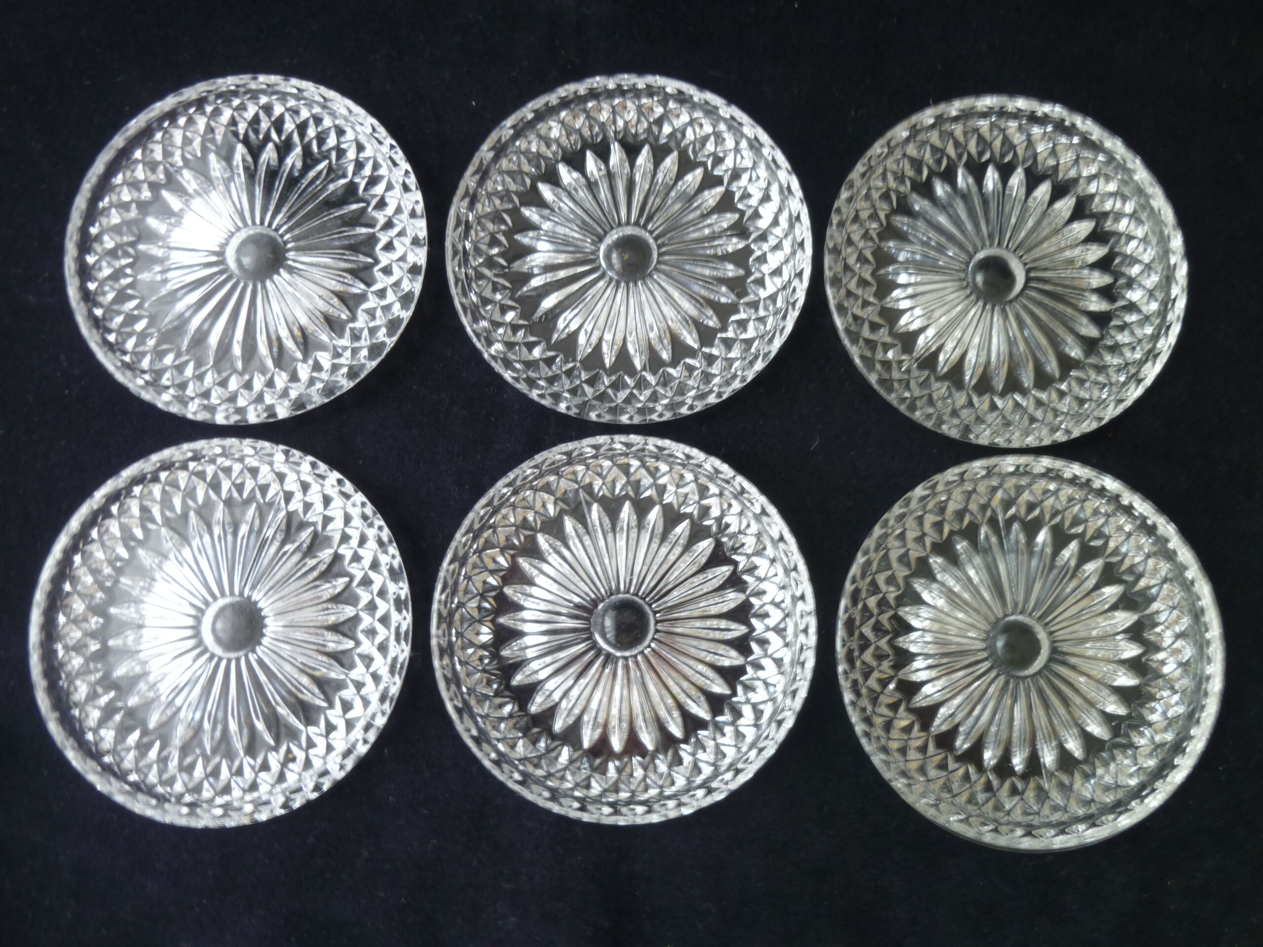 Box of 6 Bavarian Hofbauer crystal glasses