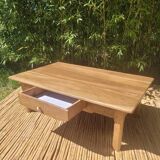 Table basse de ferme - rénovée