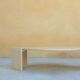 Coffee table in travertine by Roche Bobois editions