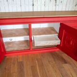 Low sideboard with 3 doors