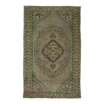Tapis vintage turc tissé à la main unique en son genre - charme vintage rustique 270x 164 cm