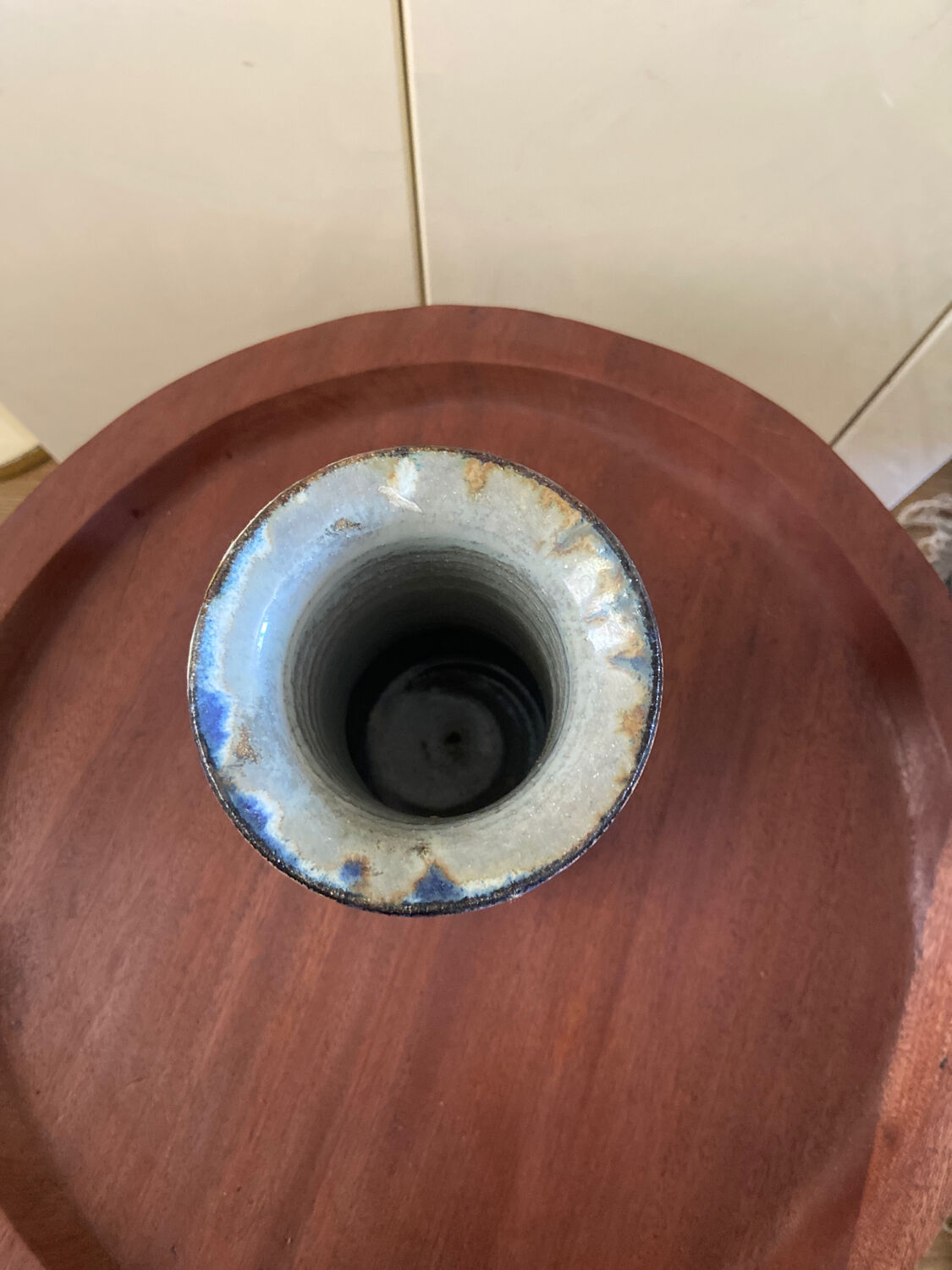 Vase en grès émaillé vintage