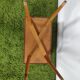 Vintage worker wood foot compass