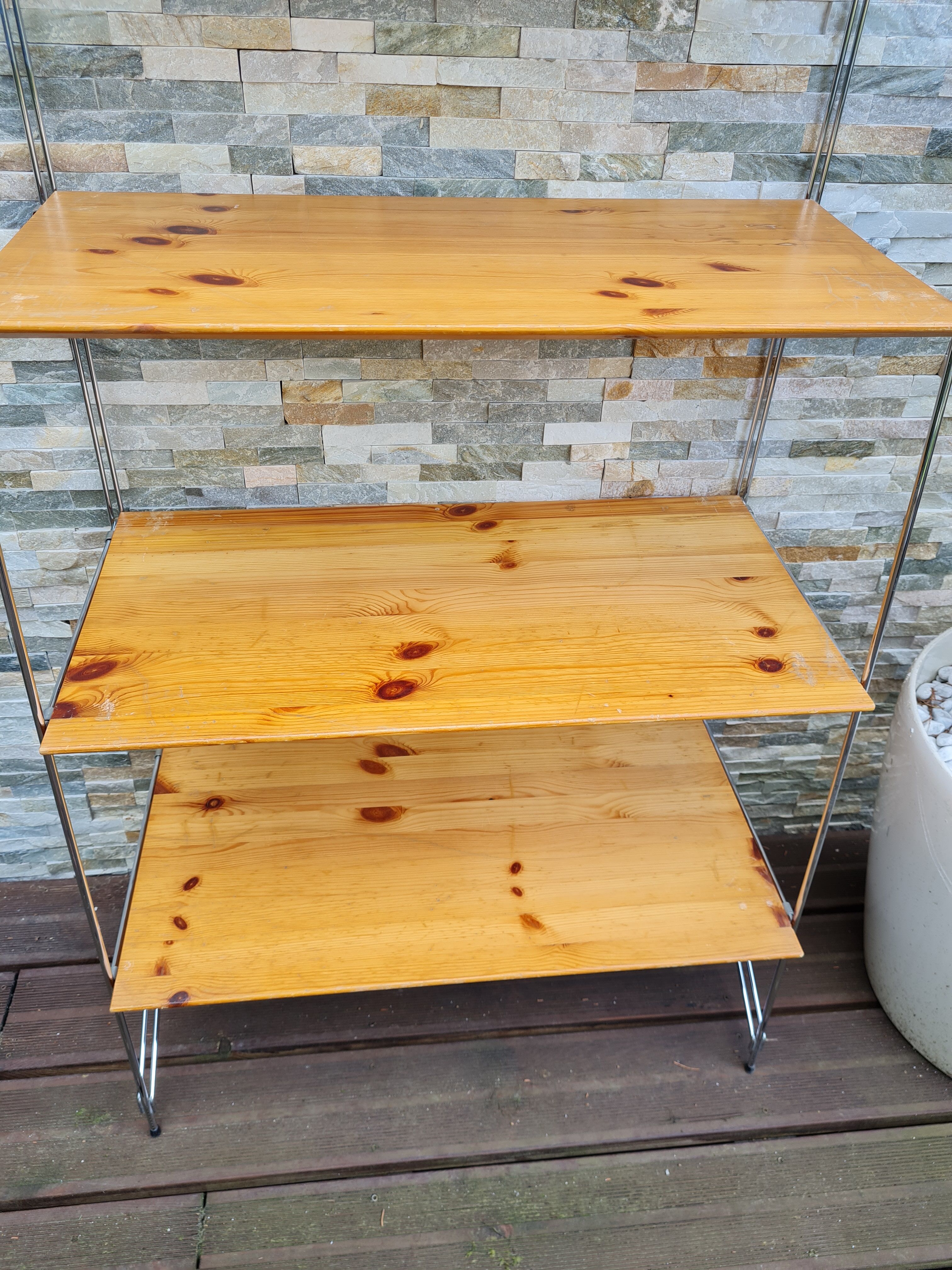 wall shelves string style, vintage 80s or Bookcase