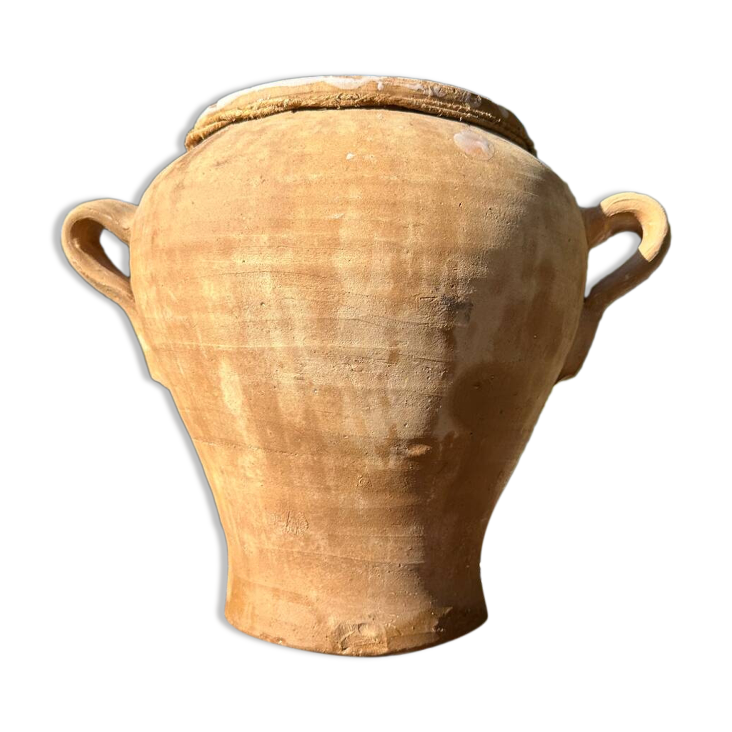 Terracotta pottery jar