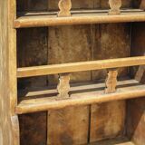 Old wooden dresser, standing shelf, vintage wooden furniture, kitchen, country, chalet, decoration