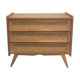 60s rattan dresser
