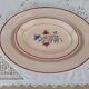 Set of 2 oval dishes trundles 30s earthenware K&G Lunéville model Denise