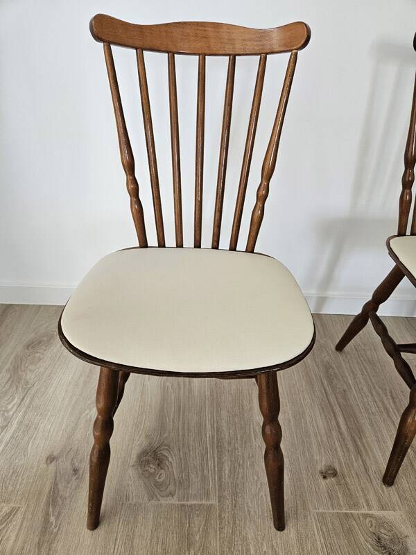 Lot de 5 chaises estampillées Baumann modèle Boston - années 70.