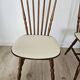 Lot de 5 chaises estampillées Baumann modèle Boston - années 70.