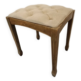 Ancien tabouret velours