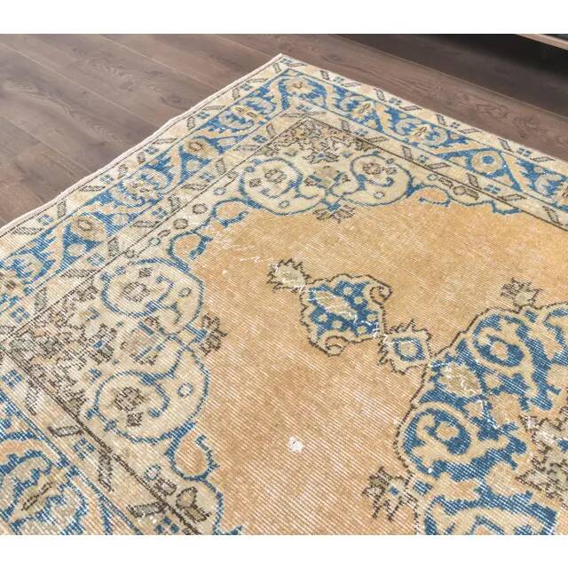 1970s Turkish Handmade Wool Kilim Rug 115x201
