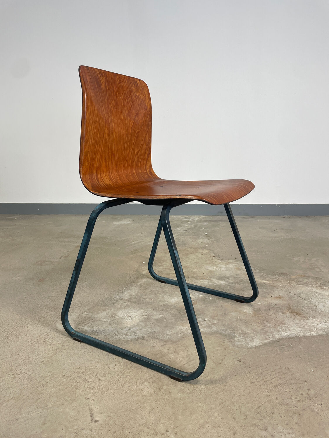 Lot 6 chaises Galvanitas « S23 », années 60, Hollande