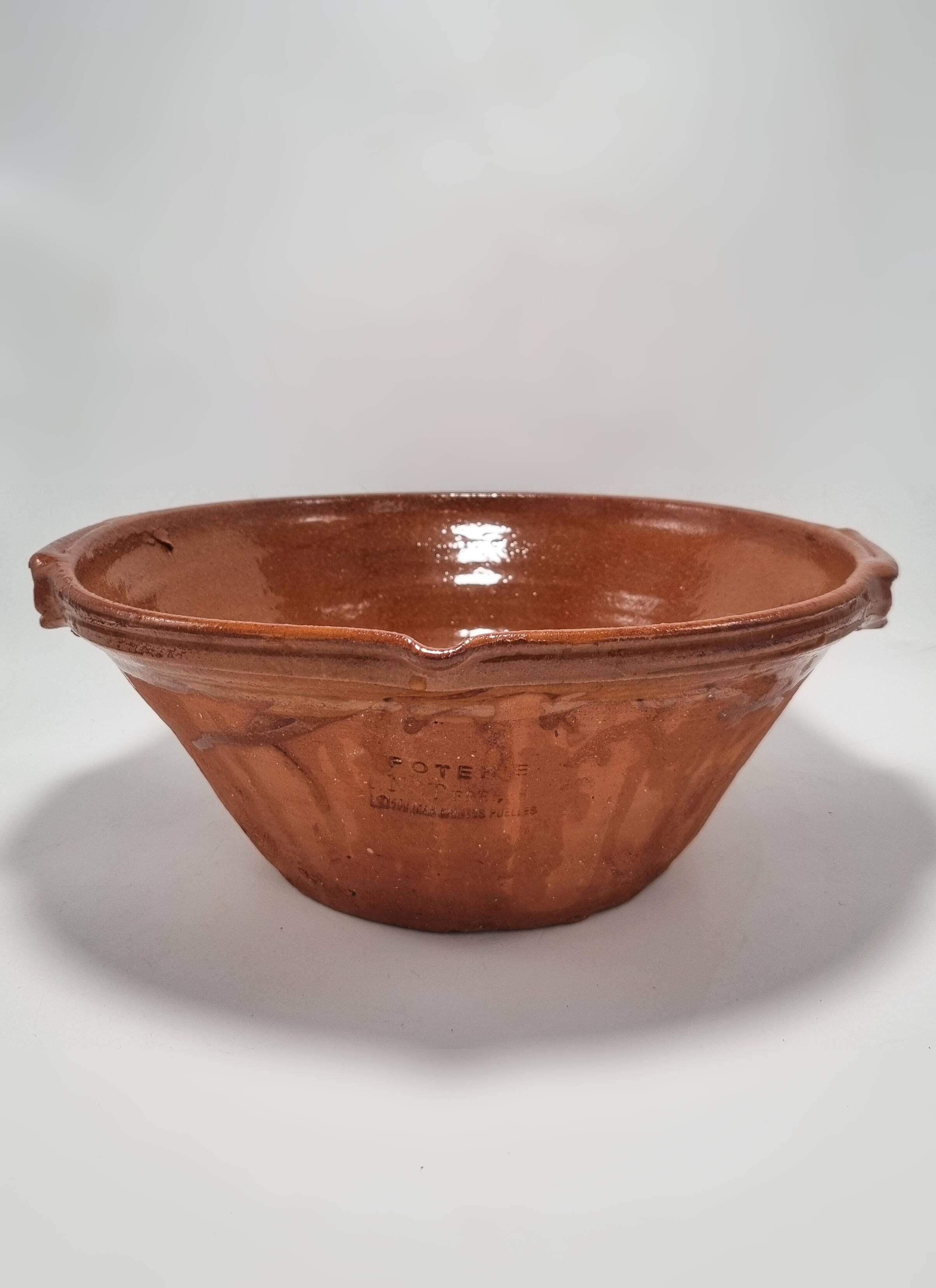 Terracotta salad bowl