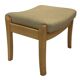 Pouf vintage Farstrup, repose-pieds, design danois