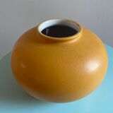 Round yellow vase stamped W. Germany 690-12 – Vintage