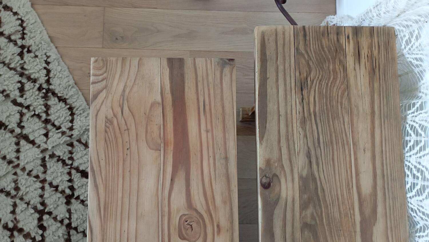 Pair of antique benches