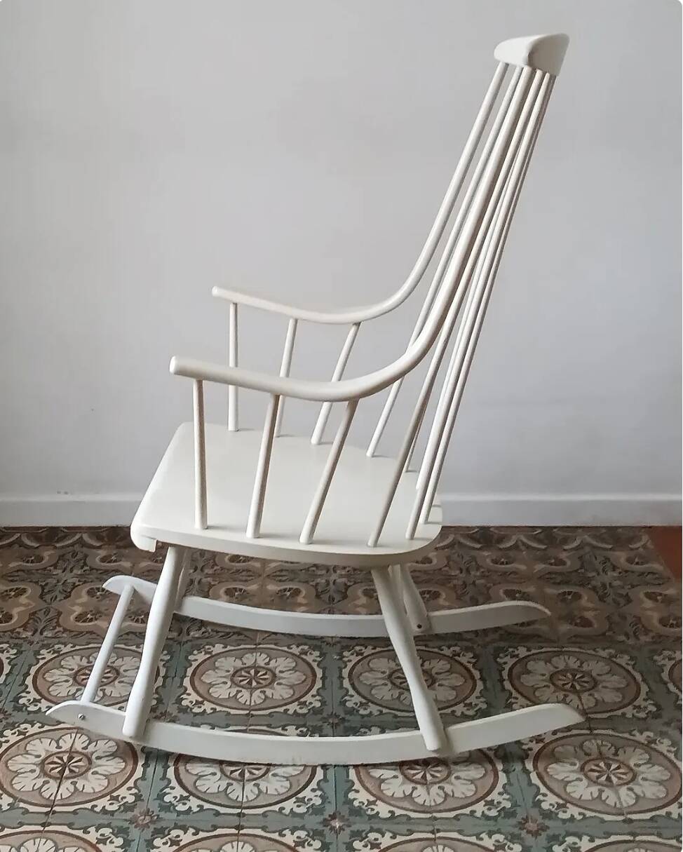 "Grandessa" rocking chair by Lena Larson for Nesto, Sweden 1960s