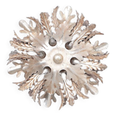 Banci firenze Florentine wall lamp silver small, 1970s