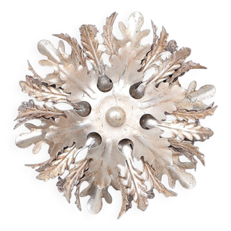 Banci firenze Florentine wall lamp silver small, 1970s