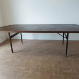 270 cm Grande table imposante Alain Richard hexagonal