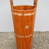 Scandinavian teak umbrella stand by JH Sävsjö