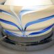 Lampe de table Mazzega Murano 70s avec double verre