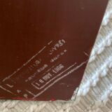 Vintage bevelled mirror 93x63cm