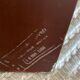 Vintage bevelled mirror 93x63cm