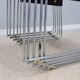 Omstack vintage metal chairs BIEFFEPLAST 1970s