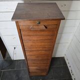 Classeur à rideau ancien en chêne