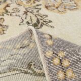 6x10 Classic & Bordered Beige Turkish Vintage Rug, 193x306Cm SK 5705