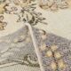 Tapis turc beige classique et bordé vintage 6x10, 193x306 cm SK 5705