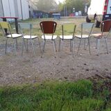 6 Vintage Formica Chairs