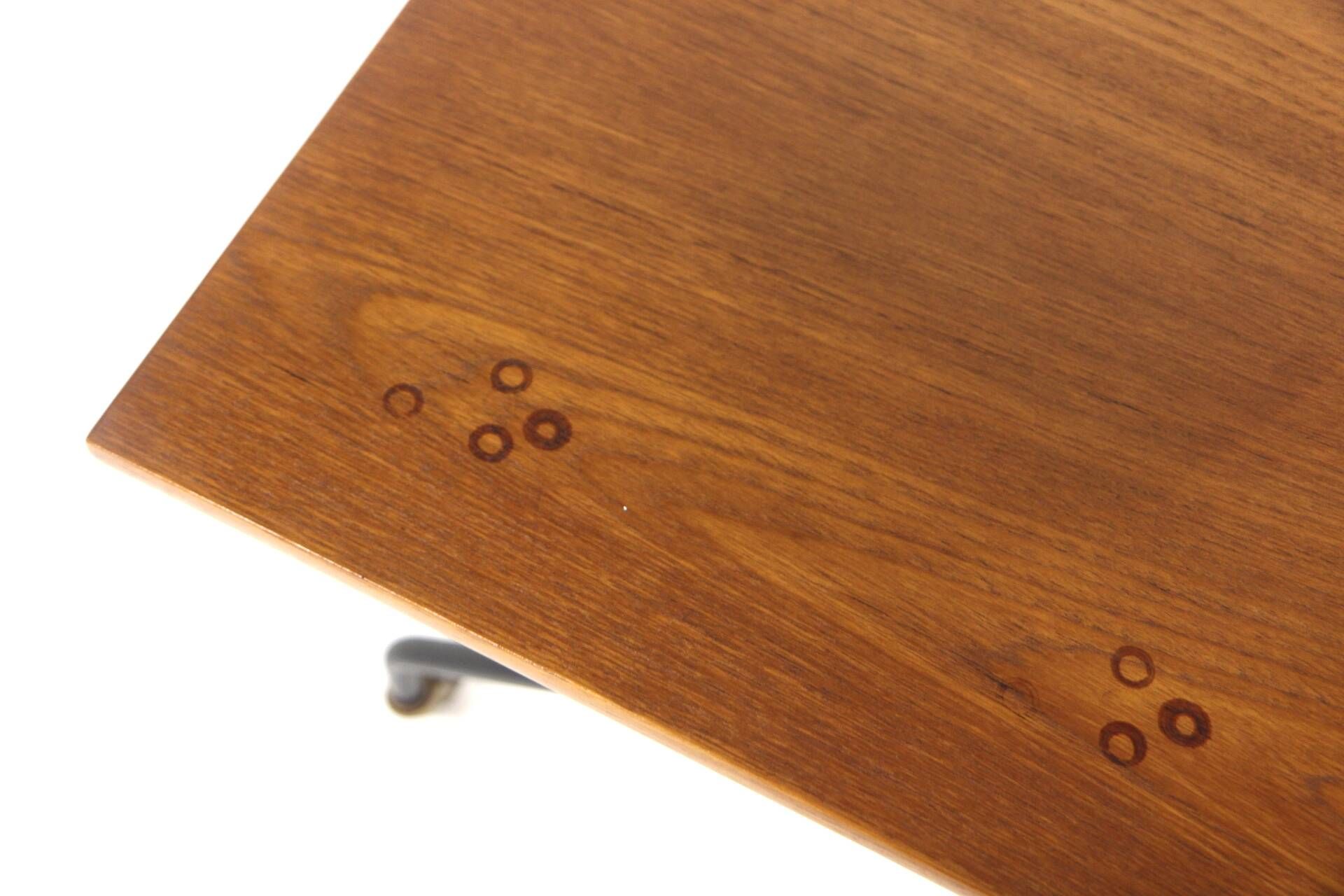 "Stringbord" side table in teak, Sweden, 1950