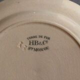 Lot of 6 plates of iron ter HB and cie model Moscow