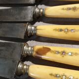 Ivory handle knives xixth