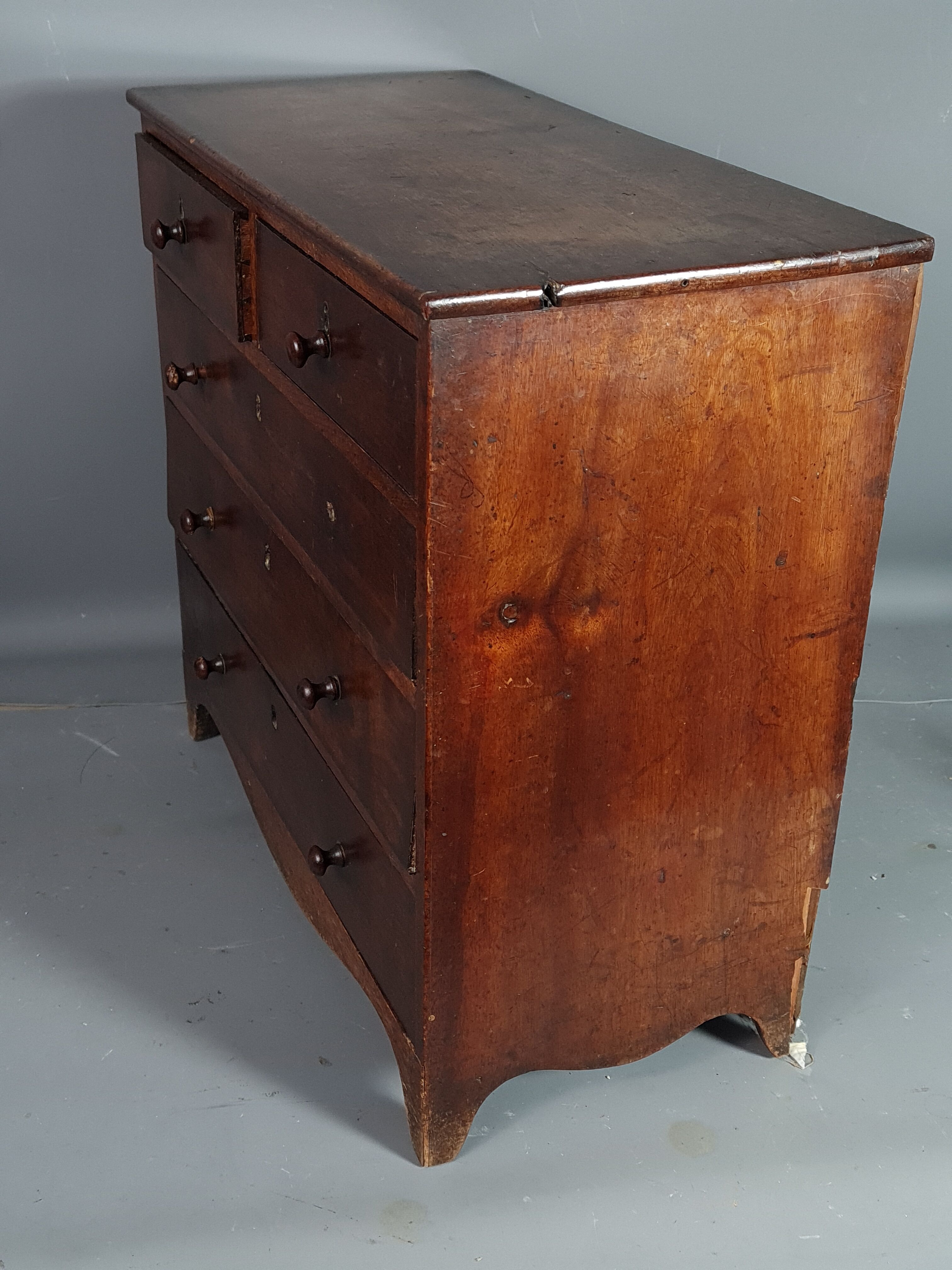 Old drawer box sewing storage Around 1900