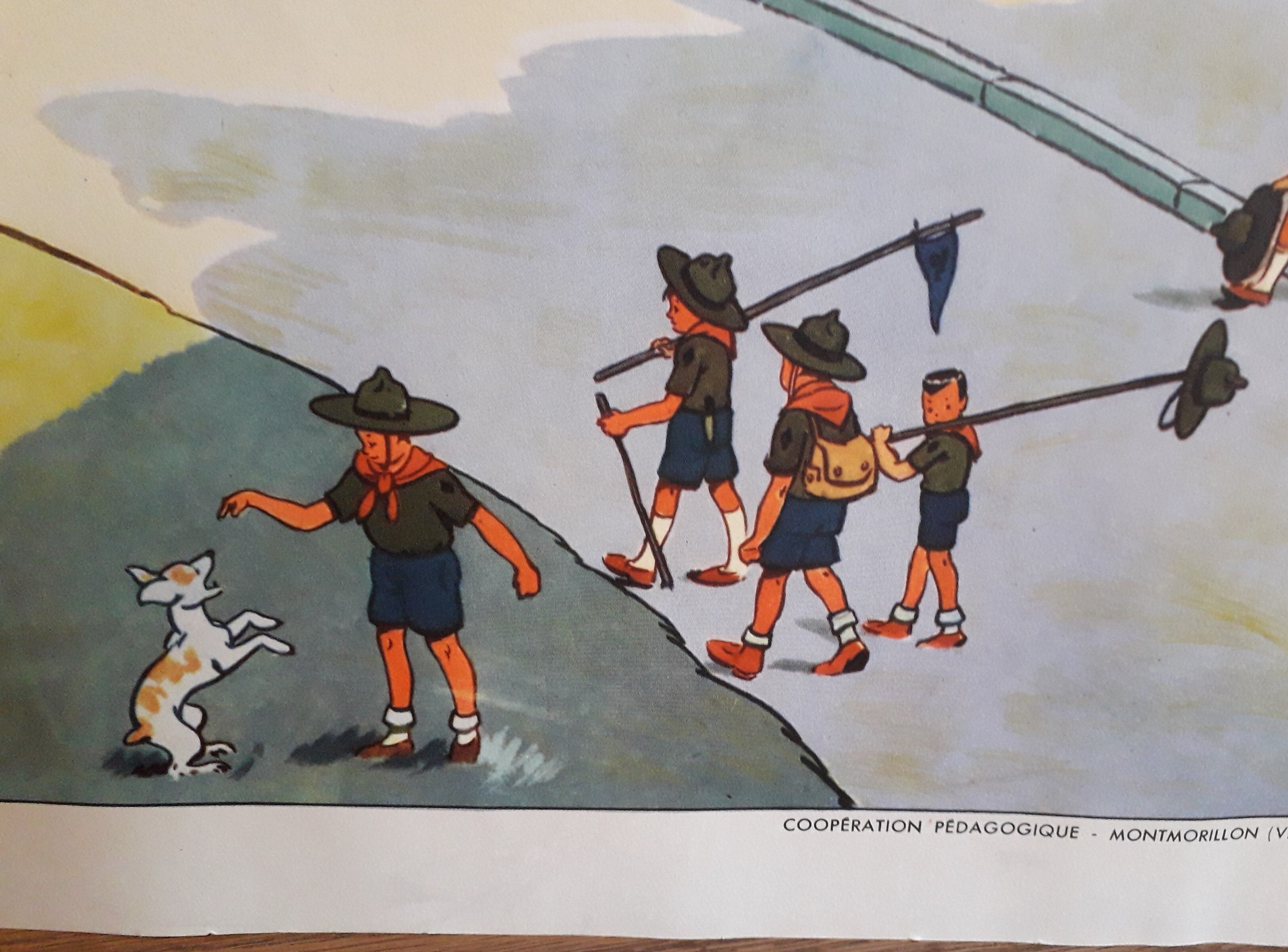 School poster The good weather - summer Raylambert