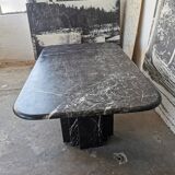 Black marble coffee table